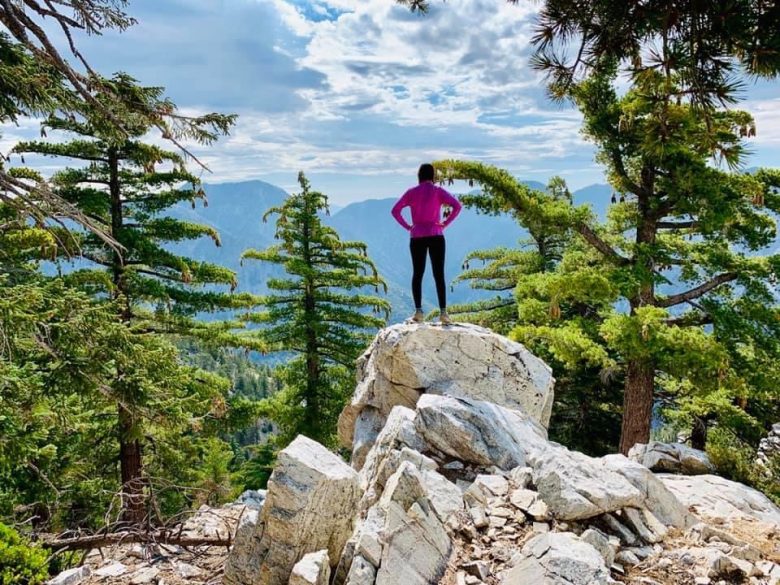 Me taking the scenic view in Southern California