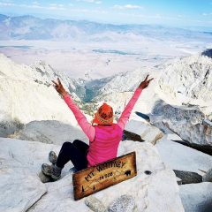 A glorious celebration on the Mt Whitney summit