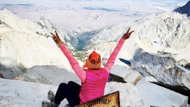 A glorious celebration on the Mt Whitney summit