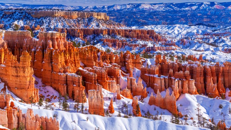 Bryce Canyon National Park in winter