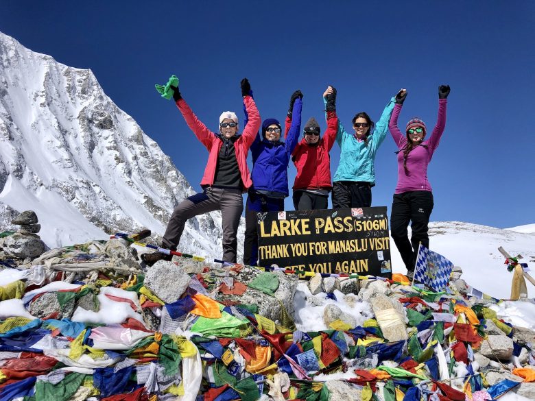 Mission accomplished! We made it to Larke Pass... elevation 17,000 feet