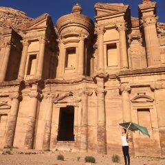 Me at the Monastery in Petra, Jordan